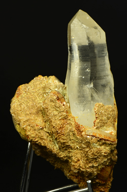 Quartz and Magnesite - Dosso dei Cristalli, Malenco Valley, Sondrio Province, Lombardy, Italy